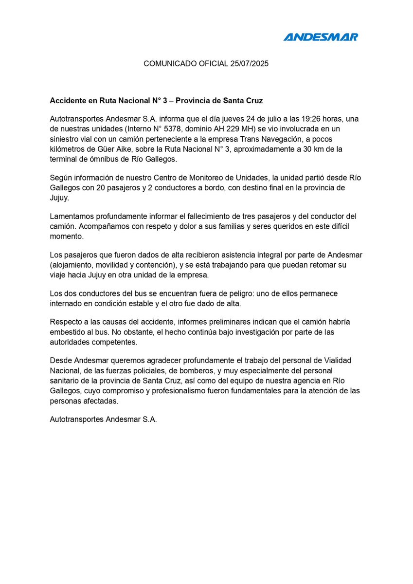 Andesmar Argentina (@andesmararg) on Twitter photo 