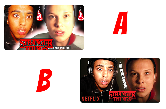 AliyanR90506448's tweet image. Hey Twitter fam! 👋
I’m working on some Stranger Things thumbnail ideas — which one looks better to you?
🅰️ (Not designed by me)
🅱️ (My design!)

Would love your honest feedback 🙏
#YouTubeThumbnails #DesignFeedback #StrangerThings