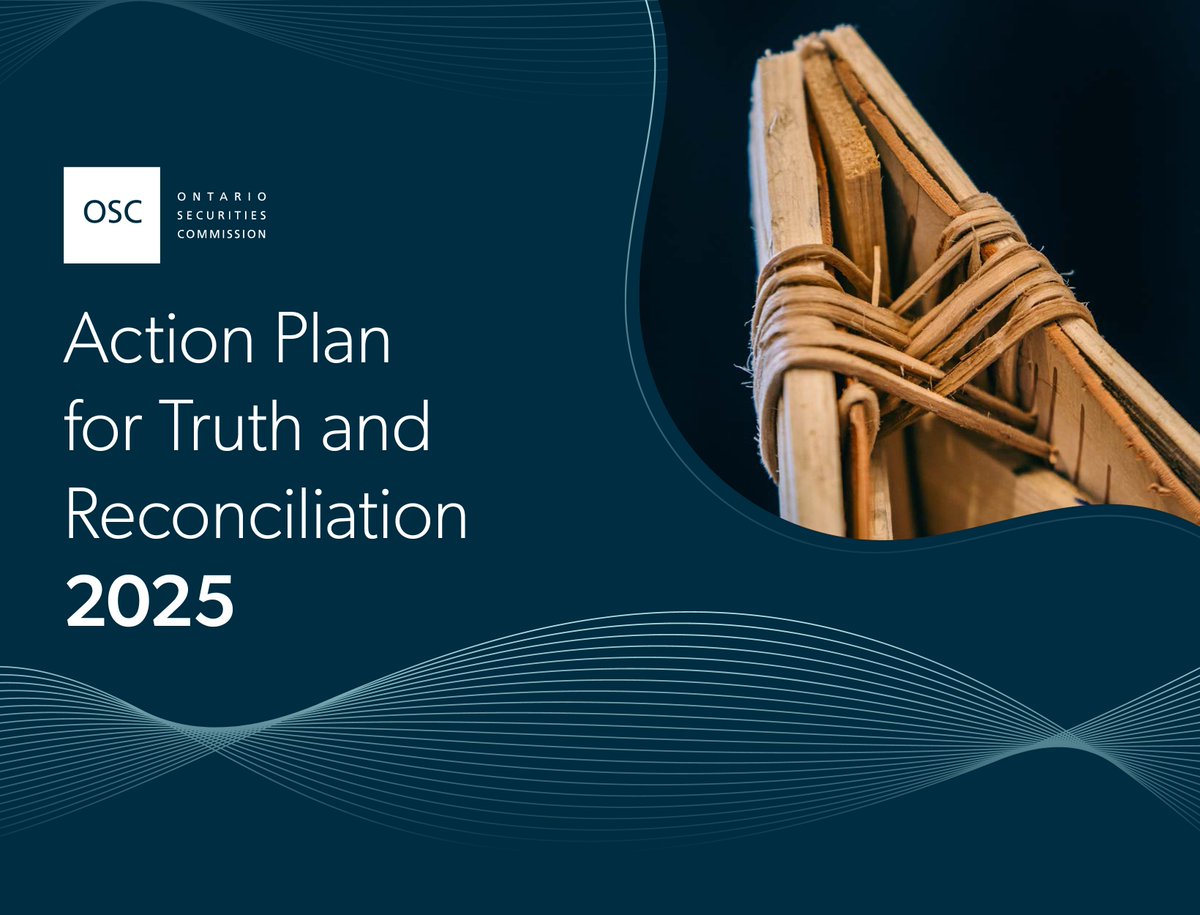 OSC_News's tweet image. The OSC recently published its draft Action Plan for Truth and Reconciliation (APTR) and is seeking feedback from rightsholders, Indigenous organizations, market participants, regulators, investors and investor advocates on its vision for Truth and Reconciliation, including the…