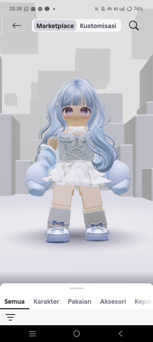 citlabli's tweet image. Memang benar kalau lagi stress obatnya dandanin roblox