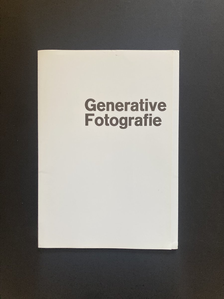 serendipityarty's tweet image. Imagine creating a brand new way of making art, blending two major modes of artistic expression : photography and generative aesthetics.
Gottfried Jäger & Hein Gravenhorst : Generative Fotografie Portfolio, 1969. Intro by Herbert W Franke
