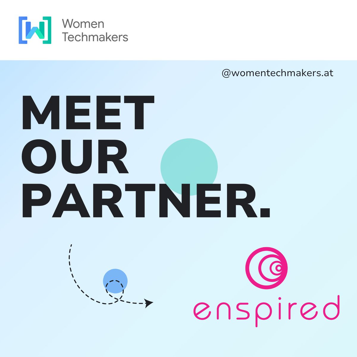Women Techmakers Vienna 2.0 has its first official partner - enspired! 🥳 

With  enspired, Women Techmakers (WTM) finally has the opportunity to hold  events in person again and thus regularly exchange ideas and support  each other in the community.