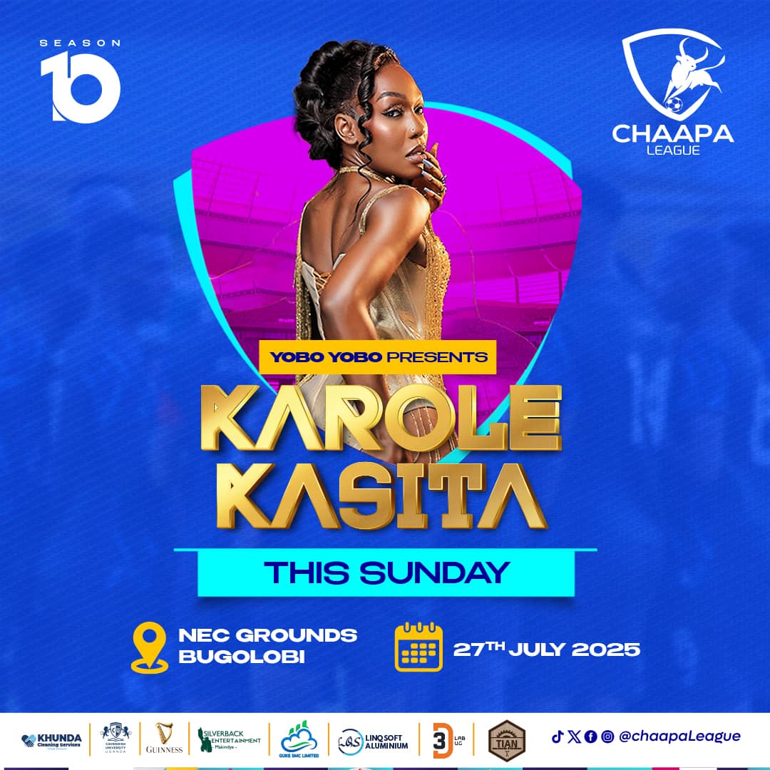 Chaapa league is back with mad vibes this Sunday at NEC grounds Bugolobi, I'm sure u don't wanna miss the experience with the #VioletsOfTheJungle hosting our fellows of Boxer fc  from <a href="/OlanOlam_League/">𝙾𝙻𝙰𝙽𝙾𝙻𝙰𝙼 𝙻𝙴𝙰𝙶𝚄𝙴</a> and  <a href="/KaroleKasita/">karole kasita</a> performing live.
#RoadToTheKraal