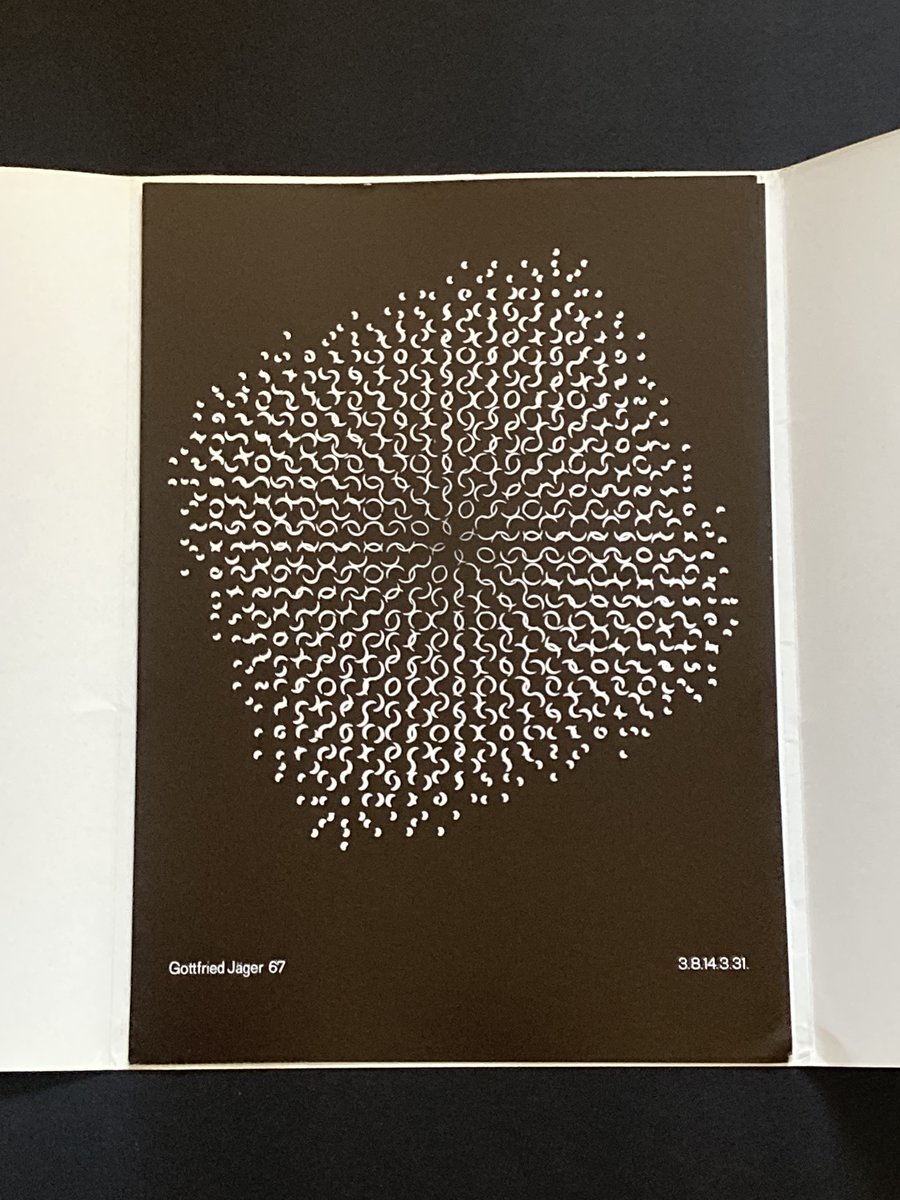 serendipityarty's tweet image. Imagine creating a brand new way of making art, blending two major modes of artistic expression : photography and generative aesthetics.
Gottfried Jäger & Hein Gravenhorst : Generative Fotografie Portfolio, 1969. Intro by Herbert W Franke