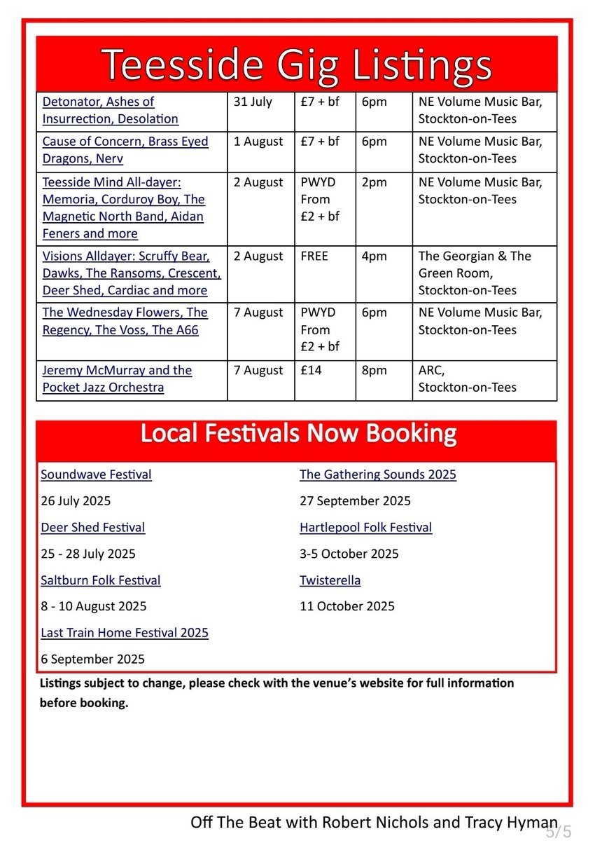 Off The Beat Teesside tweet media
