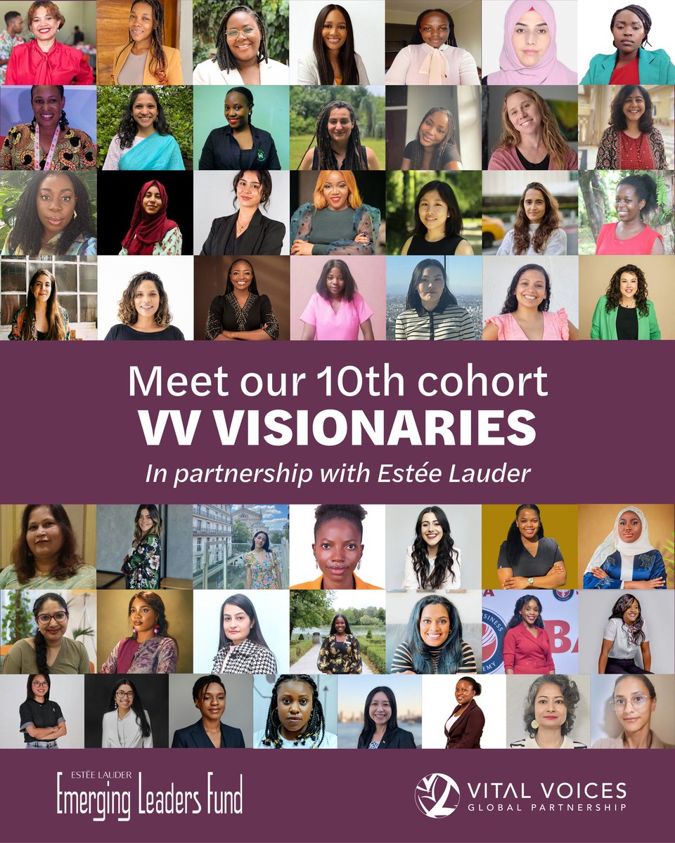 GiftEneme's tweet photo. I'm happy to announce that I'm a member of the #VVVisionaries program, presented by @VitalVoices in partnership with the #EsteeLauderEmergingLeaders Fund. Over the next seven weeks, I’ll connect with fellow women leaders from around the globe. Follow along! https://t.co/I4bv9OFtX8