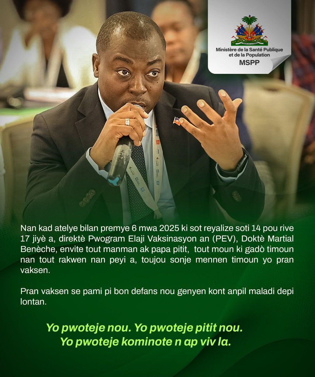 MINISTÈRE DE LA SANTÉ PUBLIQUE ET DE LA POPULATION (@msppofficiel) on Twitter photo 