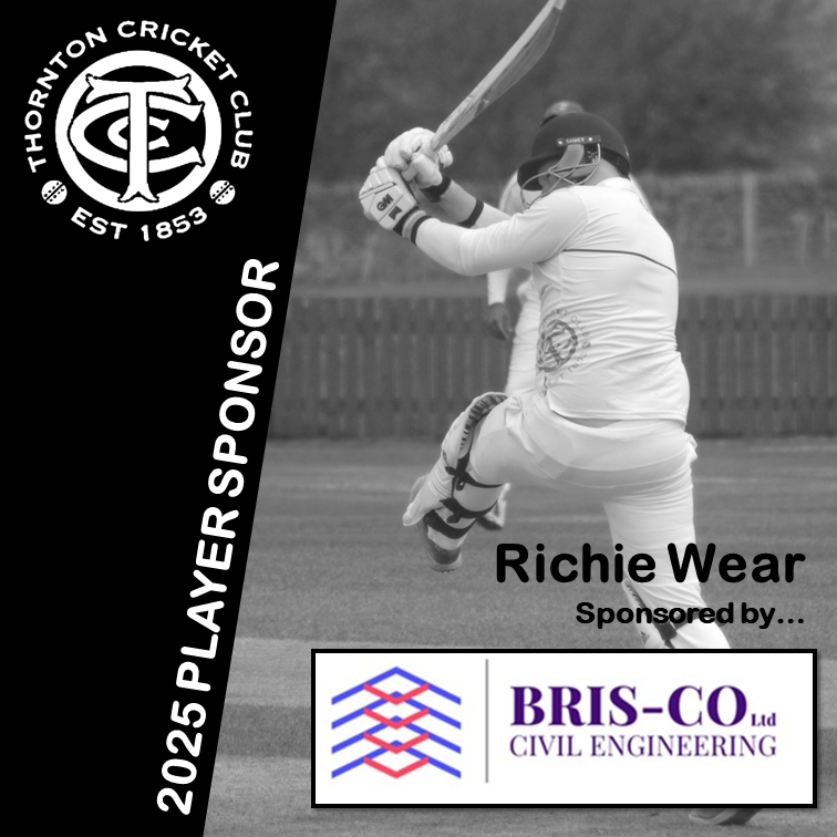 ThorntonCC's tweet image. 🏏First XI Review (12/7)
SBCI restricted to moderate total, Greg (3-42) breaks resistance and Richie mops up tail
Richie Wear (59) spearheads chase - Jordan, Josh and Ross also amongst runs
Full report on thornton.play-cricket.com/news