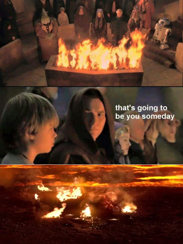 SWMemes's tweet image. He didn&apos;t expect what Obi-Wan said to be quite literally. redd.it/1m8z3l9