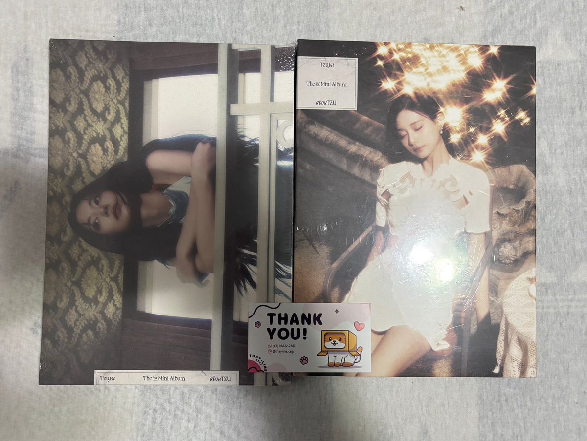 thayline_cegs's tweet image. ✨ VENDA TWICE ✨
ABOUTZU
💰R$ 210,00 cada + frete
⚠️ Atenção!
- Em mãos;
- Álbum lacrado;
- Envio á calcular;
- Envios em até 15 dias após a compra;
- Feedbacks em @thayline_cegs.