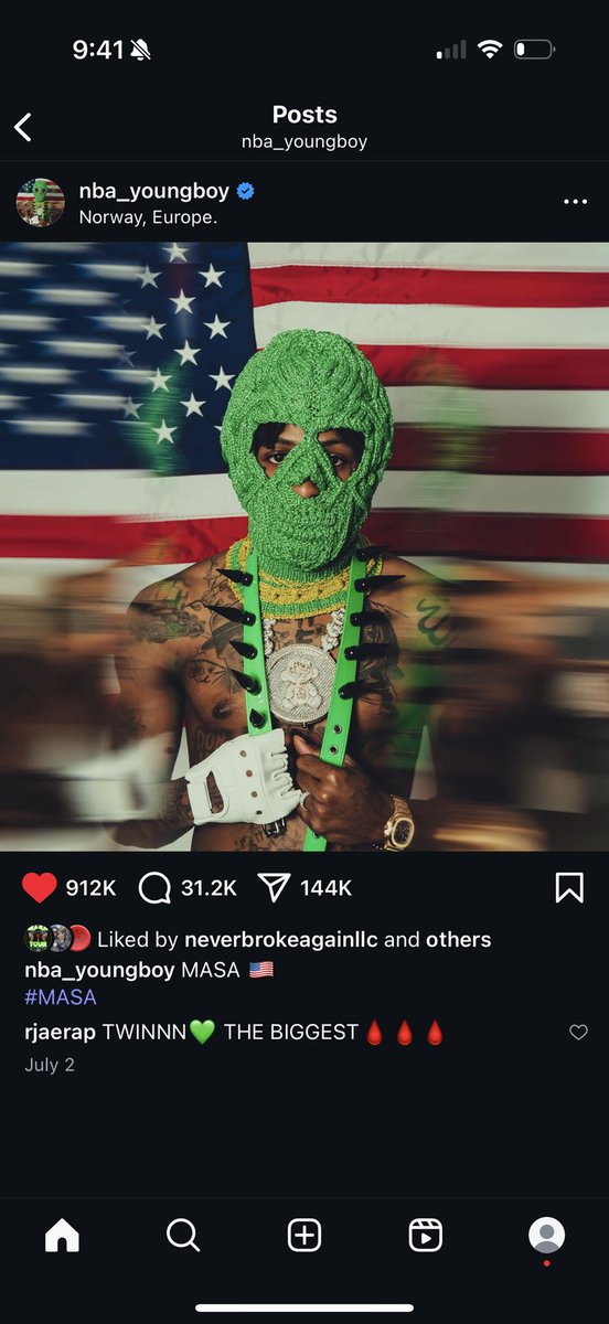 switchemjay's tweet image. Carti has posted nba youngboys album more than he has since its dropped. I don’t even think he believes in this album himself cause why would u not post it after dropping it
