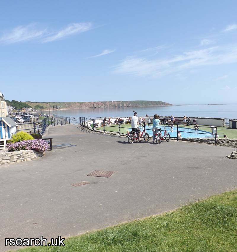 Filey in Yorkshire northeast England image of the Kids Pool