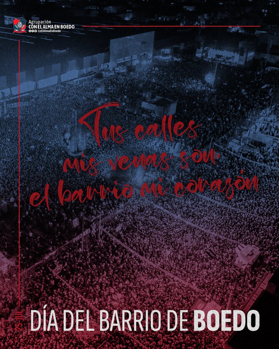 Boedo es San Lorenzo, San Lorenzo es Boedo 💙❤️

¡Feliz Día al barrio más hermoso!