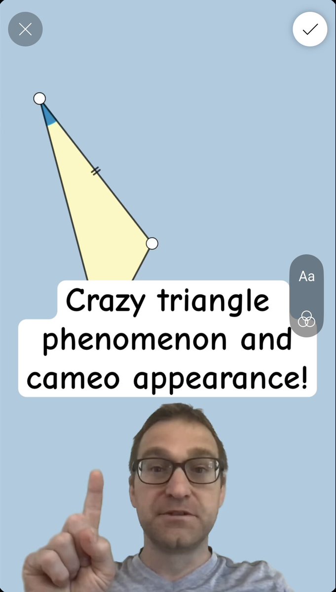 TimBrzezinski's tweet image. Neat triangle phenomenon! youtube.com/shorts/fQ5qyab…