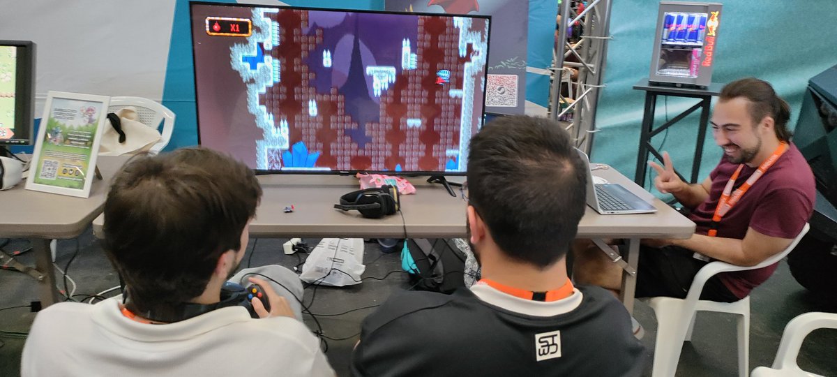 GauaGames's tweet image. Second day receiving your feedback at the Euskal Encounter 🦇🦇🦇