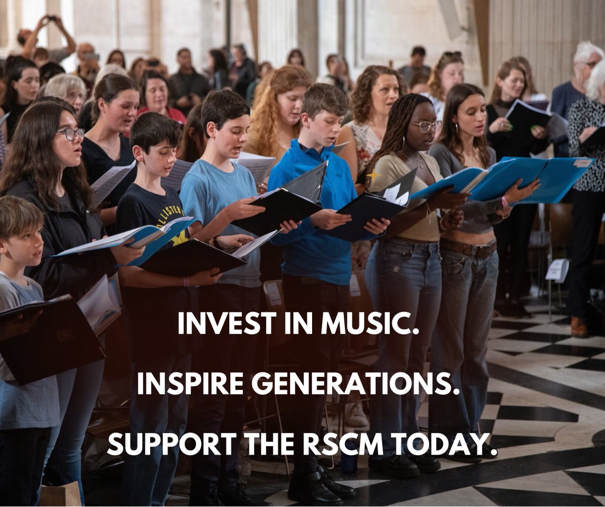 Chorallyco's tweet image. 🇬🇧 Support the Future of Church Music
Become an RSCM Friend and help more children experience hymn singing, grow musically, and join the next generation of church musicians.
@RSCMCentre
🔗 Learn more:
chorally.co/c/business-pro…