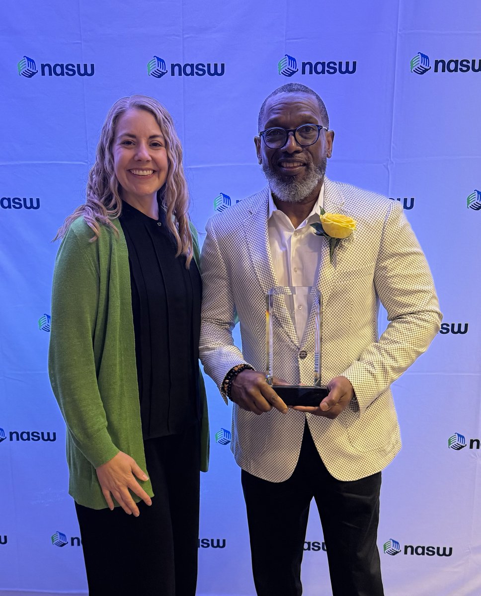 #ICYMI Congratulations to #ECU Social Work Alum and Advisory Board member, Mr. Victor Armstrong, who was recently honored in Chicago as the 2025 NASW National Social Worker of the Year! 🏆 
Read more on Armstrong ➡️  bit.ly/45rsPfJ