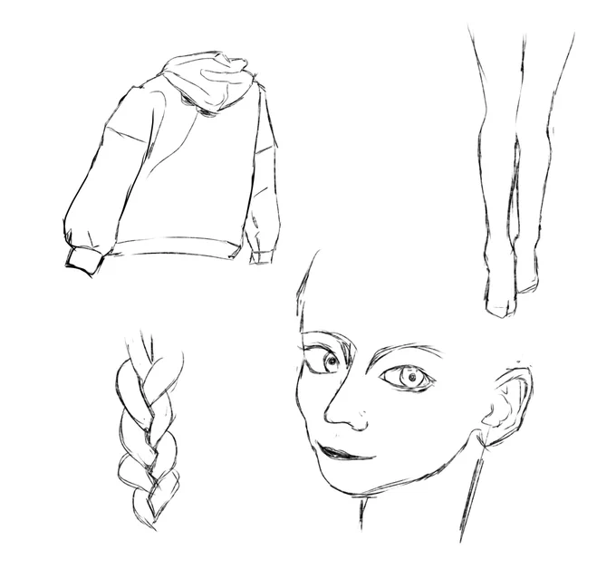 ここ直近数分適度の練習のつもりがつい熱が入ったり
普段描かないものを描いてみたり 