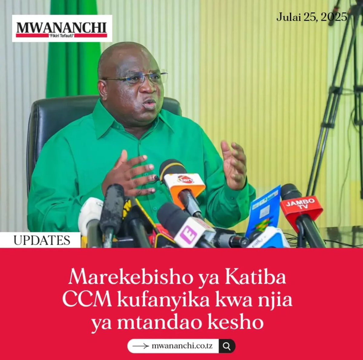 TheRealJongwe's tweet image. So marekebisho ya Katiba ya chama yanawezekana tena fasta kwa MTANDAO ?!…Ila marekebisho ya Katiba ya NCHI au hata basi ya Tume huru ya UCHAGUZI tu ndio HAYAWEZEKANI?!
NB: Ndio maana Ndugu Polepole anasema ni WAHUNI!
#NoReformsNoElection
#KataaWahuni