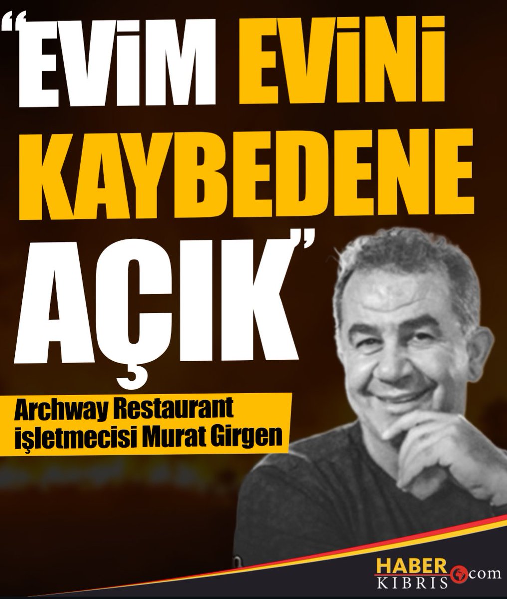 eminations's tweet image. For context this is the gentleman who owns Archway Hotel & Restaurant. Mr Murat Girgen.
A true Cypriot, with immense passion for his Cypriot heritage.
"My home is open to those who have lost theirs" he says.
#Cyprus #Kıbrıs