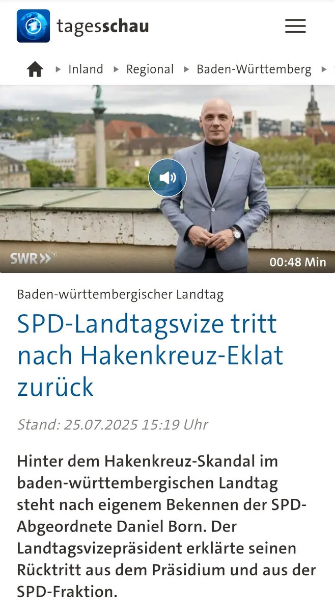 OERRBlog's tweet photo. Der Hakenkreuz Eklat um Daniel Born ist für die Tagesschau nur von regionaler Relevanz. #OerrBlog https://t.co/dGoLyhsSgU