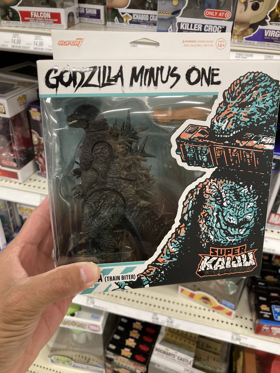 RetroVerse83's tweet image. These are pretty sick 💪 Found this at Target and it’s pretty detailed of Godzilla from Minus One
