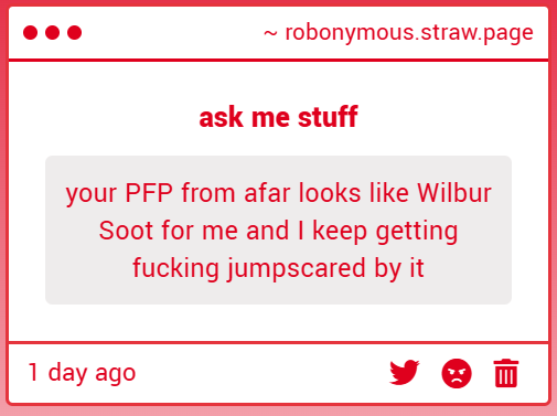 robonymous_'s tweet image. EXCUSE ME