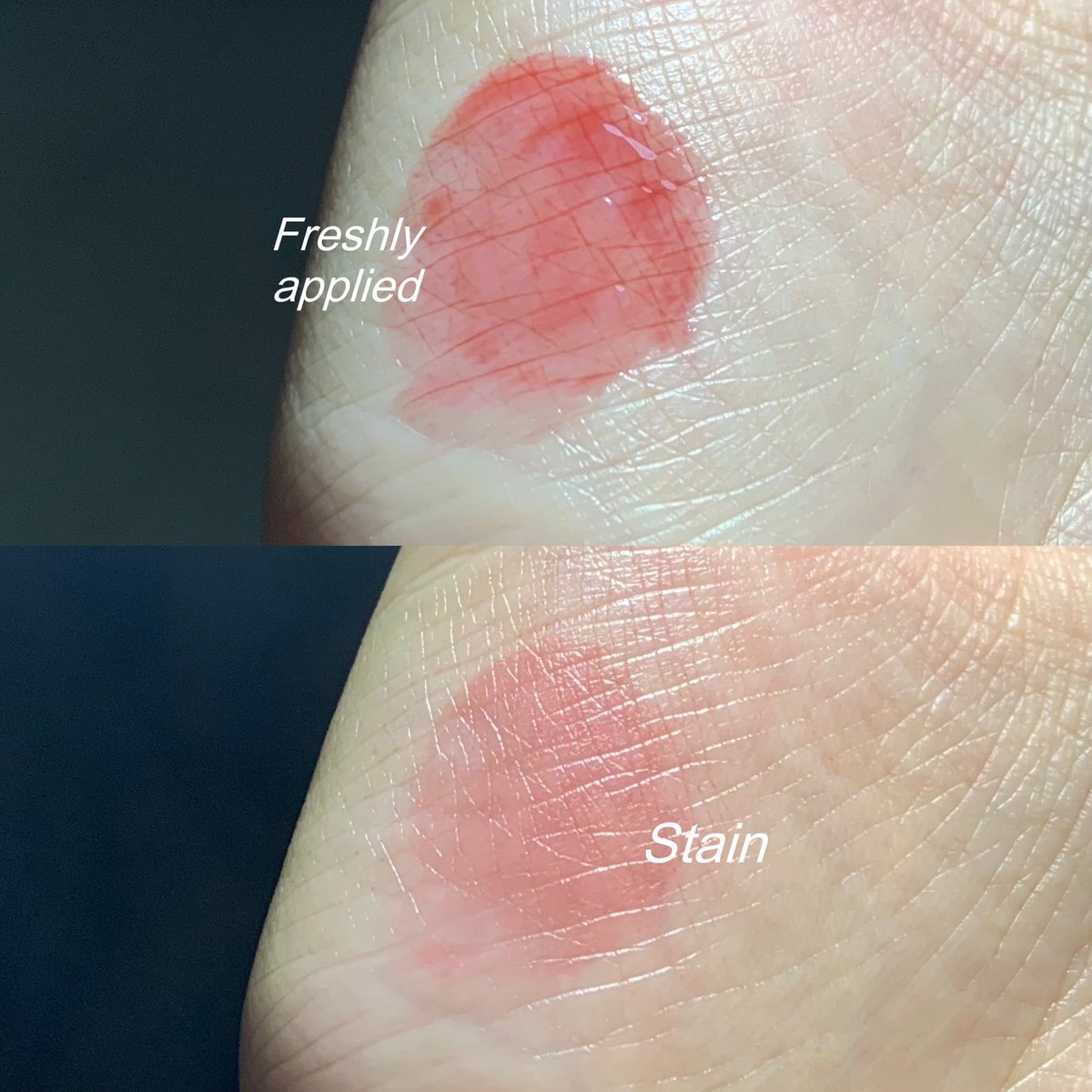 cababbles's tweet image. Siapa sangka warna ini bakal cocok di aku yg warm tone 😭 btw ini watery lip gloss dari judydoll shade sunset black tea, cakep yak