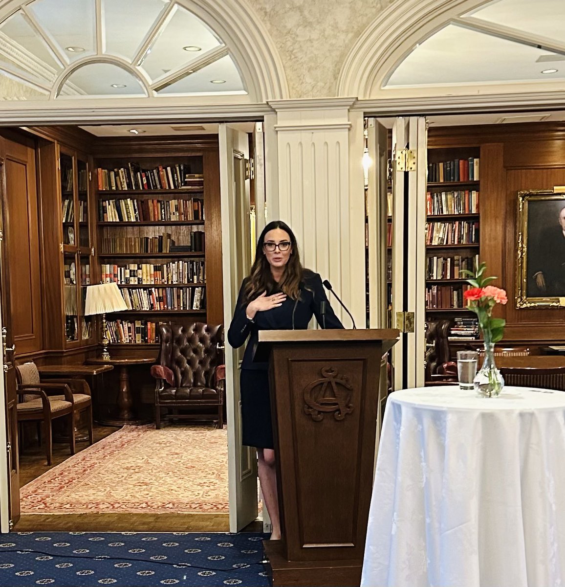 MCirielloMPP's tweet image. It was a pleasure to join a room full of incredible women at the Albany Club to talk politics, leadership, and the power of public service.