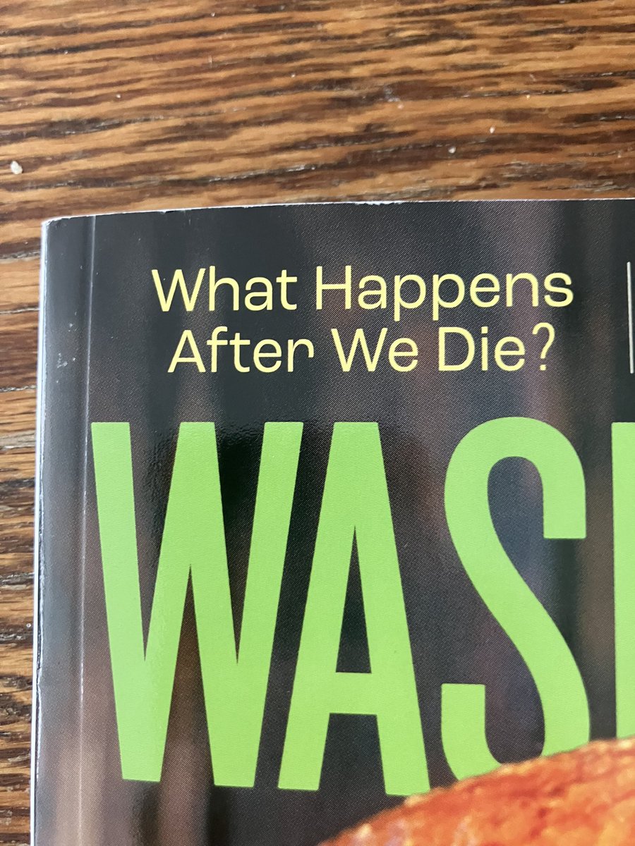 appreciate this month’s Washingtonian for tackling my two favorite questions — where to get a good burger, and the fate of the immortal soul