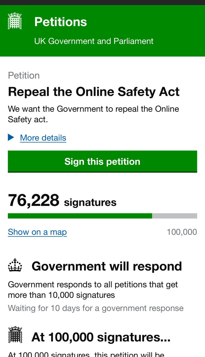 There’s a UK petition to repeal the Online Safety Act, claiming it restricts free speech and burdens small hobby forums, causing closures.

It needs 100,000 for a parliamentary debate. The government defends the Act’s balance.