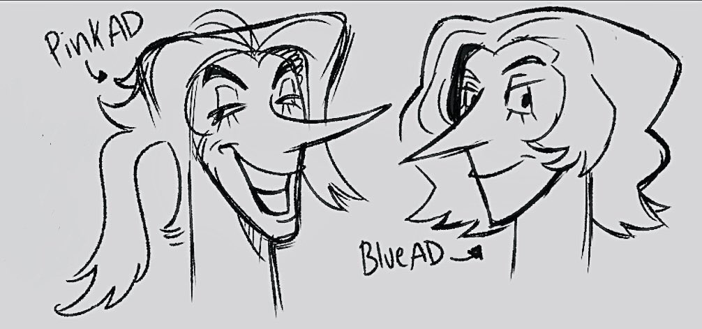 EdgeDraws's tweet image. Doodles of some Addisons✨ I might redesign them later #DELTARUNE #spamtongspamton