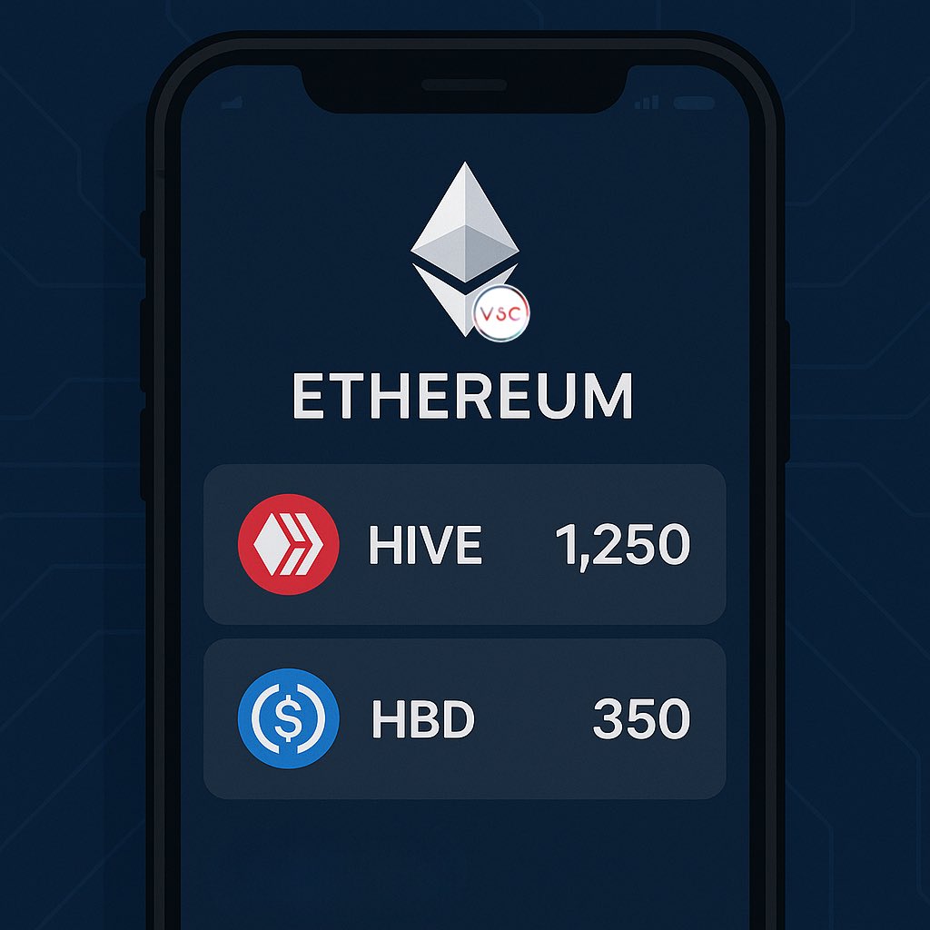 Giveaway Alert! 🚨 

Prepare your Metamask or your favorite EVM wallet!. You can now own and manage assets from different chains without switching networks or wallets! 

We've added support for HIVE and HBD to start with, so we invite you to experience this, and we will be
