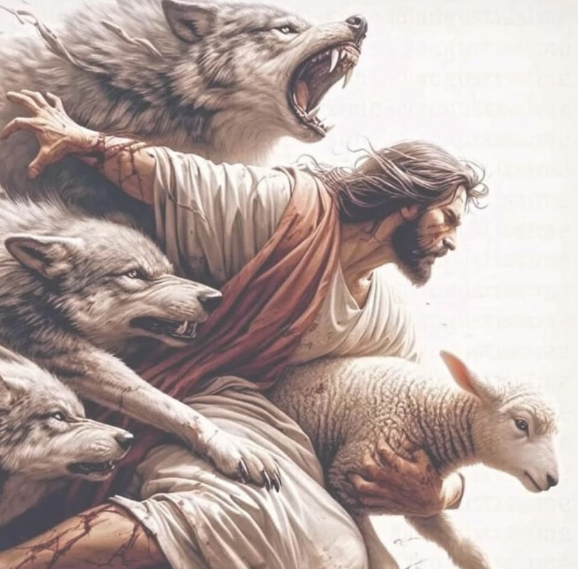 Protected like a sheep in the arms of my Shepherd! 🐑 #FridayThoughts