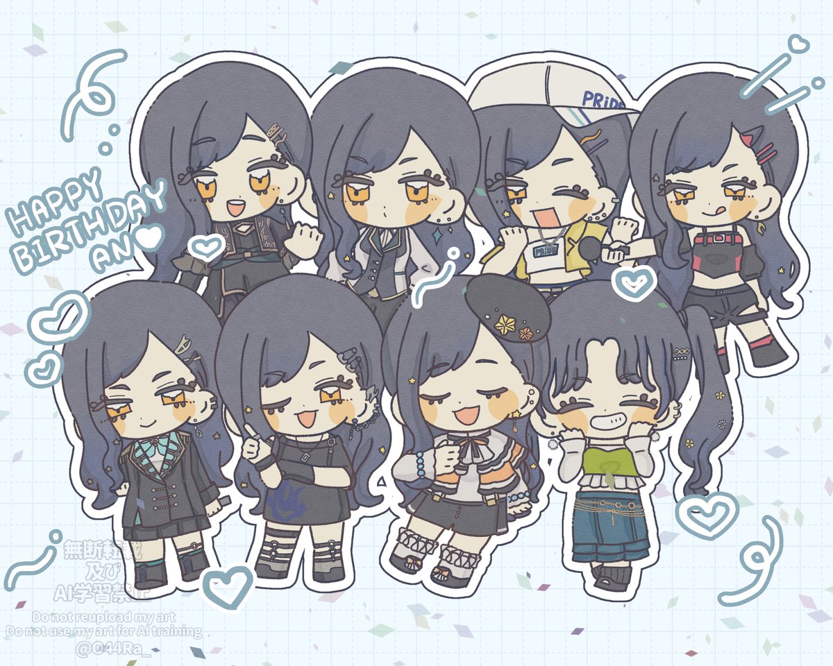 O44Ra_'s tweet image. 杏ちゃんお誕生日おめでとう❤︎

#prsk_FA 
#白石杏誕生祭2025
#白石杏生誕祭2025