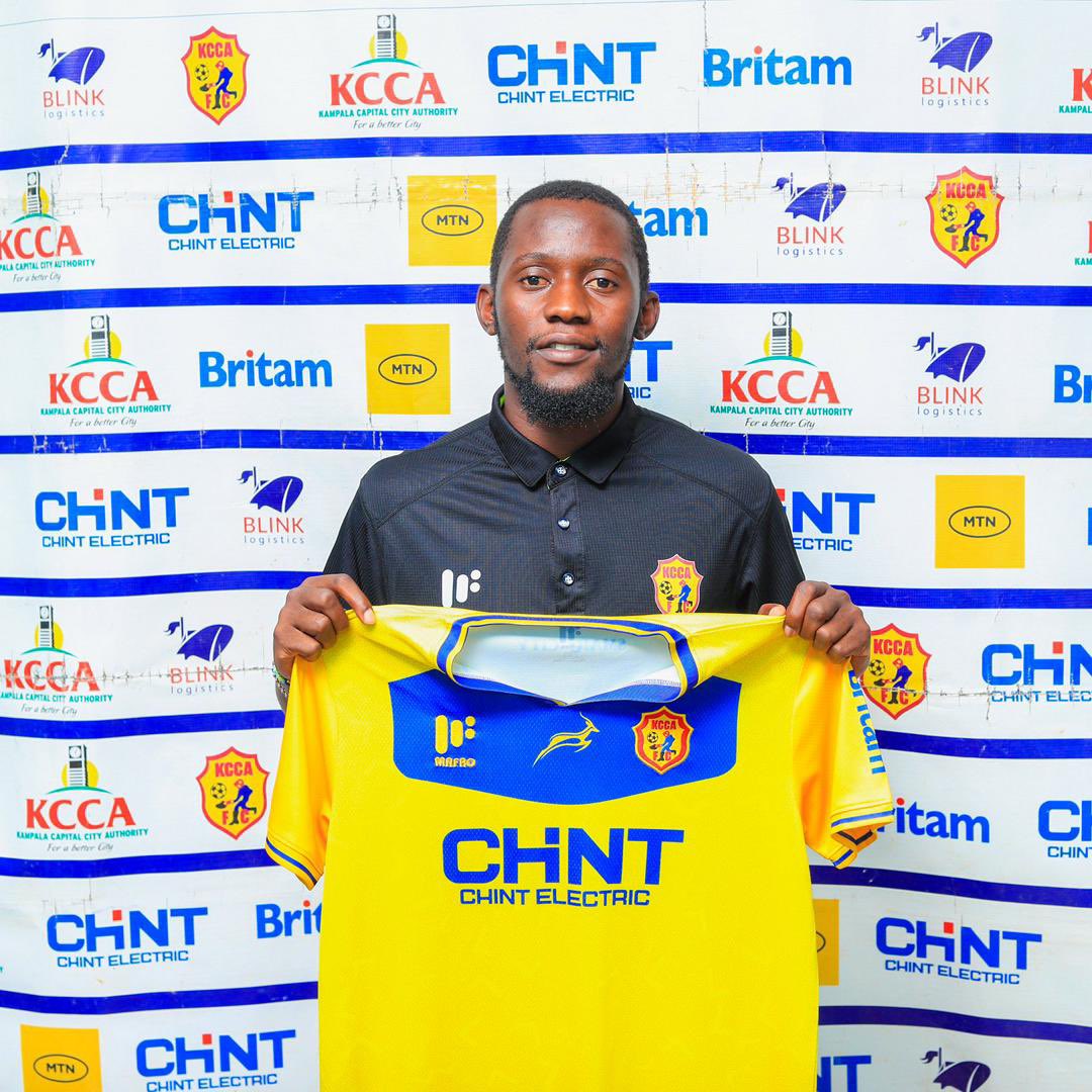 KCCAFC's tweet image. "I am happy to sign this new contract with KCCA FC. From the moment I arrived, I felt at home. The coaches, my teammates, and the fans have all shown me support. This is a big club with big ambitions, and I am eager to contribute my part in achieving our goals and bringing…