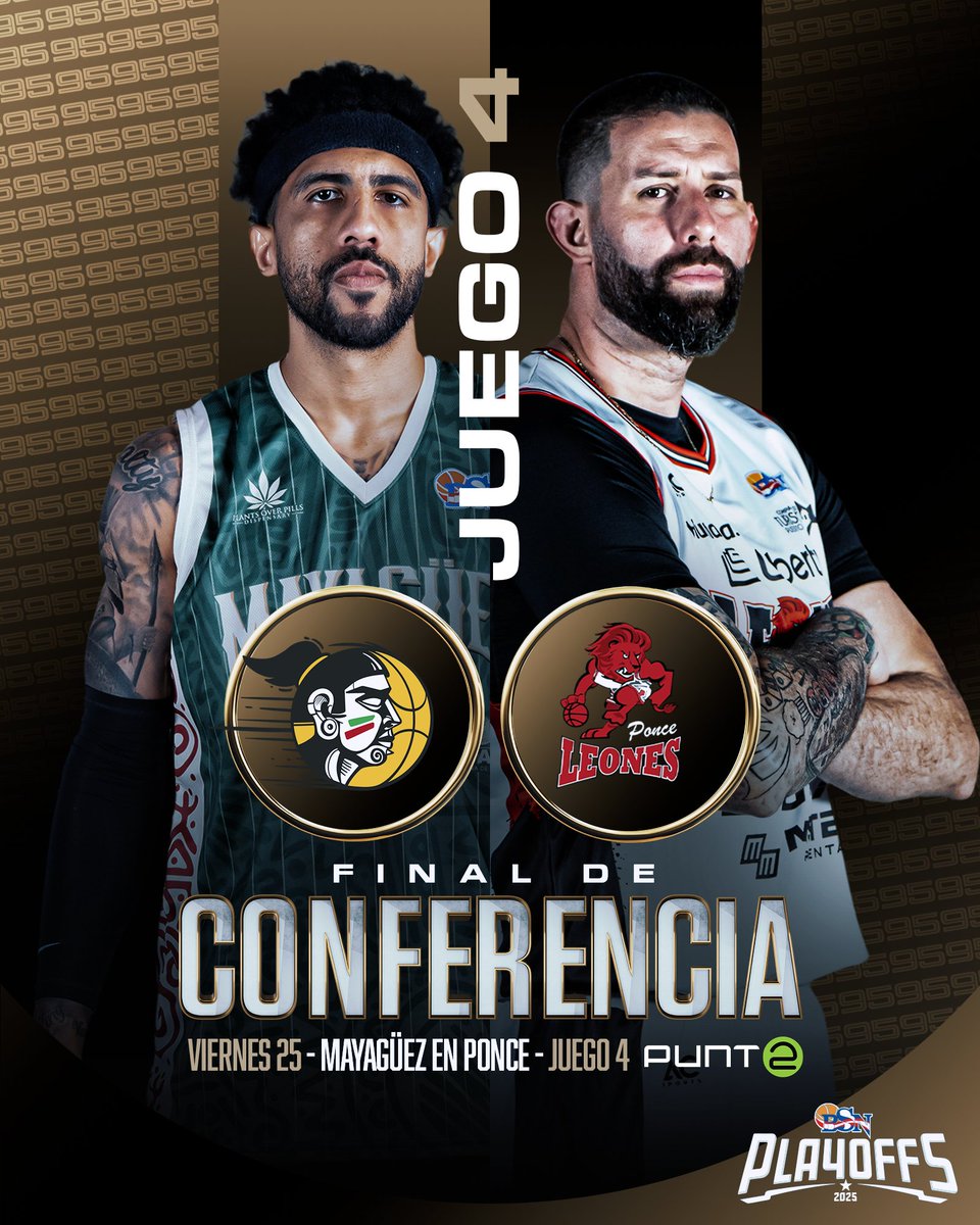 bsnpr's tweet image. ➡️ Hoy la serie regresa a Ponce 🔥 Leones con ventaja 2-1 sobre Indios
📺 Punto2
⏰ 8PM
#LaMásDura