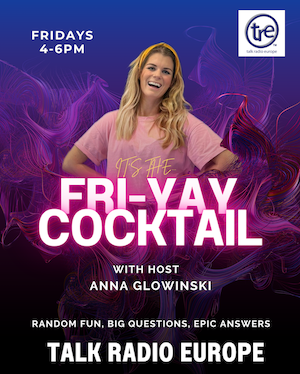 TRETalkRadio's tweet image. On @Anna_Glowinski's 'Fri-Yay Cocktail' from 16.00CET, Marie (#Lootie) Leautey on 'Lootie's World Run: The Extraordinary True Story of the Fastest Woman to Have Run Around the World', and @annadoble 'Connection is a Song: Coming Up and Coming Out Through the Music of the '90s'