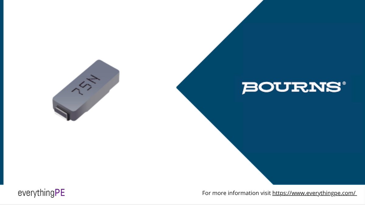 everything_PE_'s tweet image. Bourns Launches New Shielded Power Inductor
Read more: ow.ly/yoUB50WvfjH
#bourns #SRP1024HMCT #powerinductor #datacenter #powerelectronics #energy #electronics #sustainable