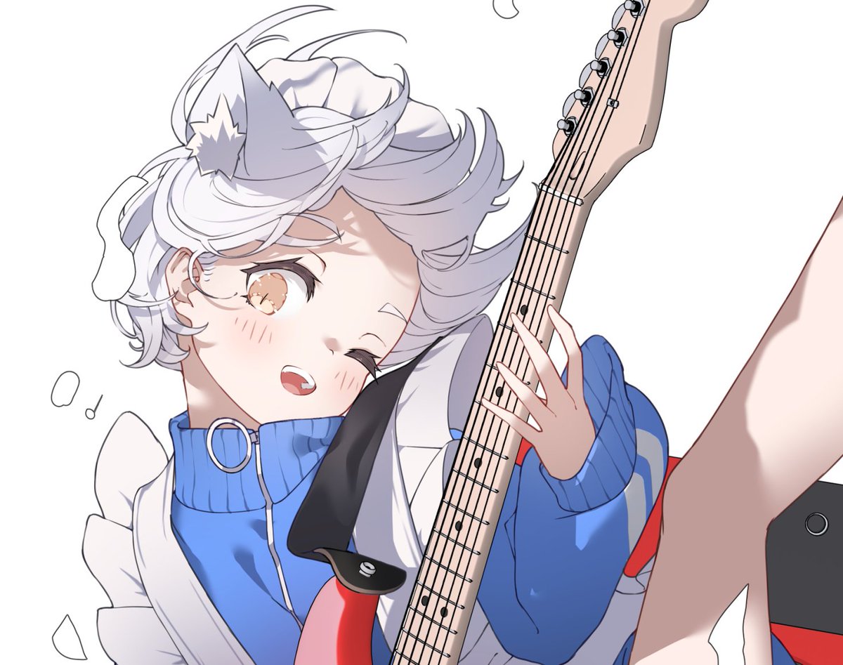 HOooooZY's tweet image. 夏コミグッズイラストWIP🎸