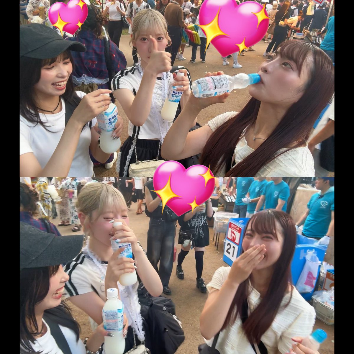 HSD_reika's tweet image. 練習終わりにみんなで
お祭り行ってきた🏮🎶✨
今年の夏は今からさらに忙しくなりそうで
お祭りには行かれへんと覚悟してたし
嬉しい😭💖
にしてもおもろいくらい汗かいてて
3分に1回ハンカチが大活躍してた💦
#HIGHSPYDOLL #スパド