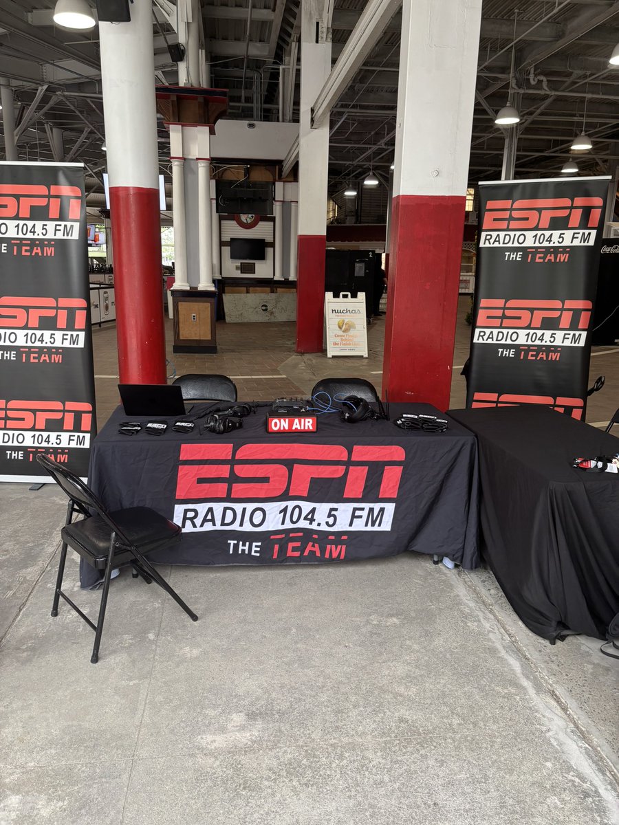 Today on Big Board Sports <a href="/RodgerWyland/">Rodger Wyland</a> and <a href="/VfreddsMedia/">Vinny Fredericks</a> are live from 10-1 at Saratoga Race Course:

10:30 <a href="/Kurkjian_ESPN/">Tim Kurkjian</a> 
11:15 <a href="/andyserling/">Andy Serling</a> 
11:30 <a href="/failedtomenace/">Matthew DeSantis</a> 
11:45 <a href="/johnpricci/">John Pricci</a> 
12 <a href="/PCMckenna/">Patrick McKenna</a> 
12:15 <a href="/OnTheJBrink/">Jason Brinkman</a> 
12:30 <a href="/1000Naj/">Najja Thompson</a> 

1045theteam.com/listen-live/po…