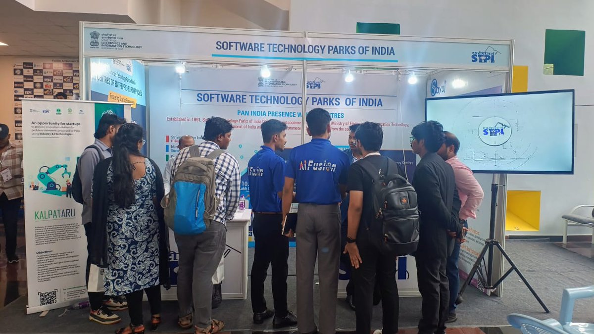STPI_KALPATARU's tweet photo. Passionate #Startups, Visionary #entrepreneurs, Students & IT fraternity visited the GoI_MeitY #STPIINDIA Stall at #FusionAISummit2025, Visakhapatnam.
@arvindtw @guptaa_sanjay @KavithaC8 @stpiindia #STPINEXT @stpinext https://t.co/PVi8fsW0Nv