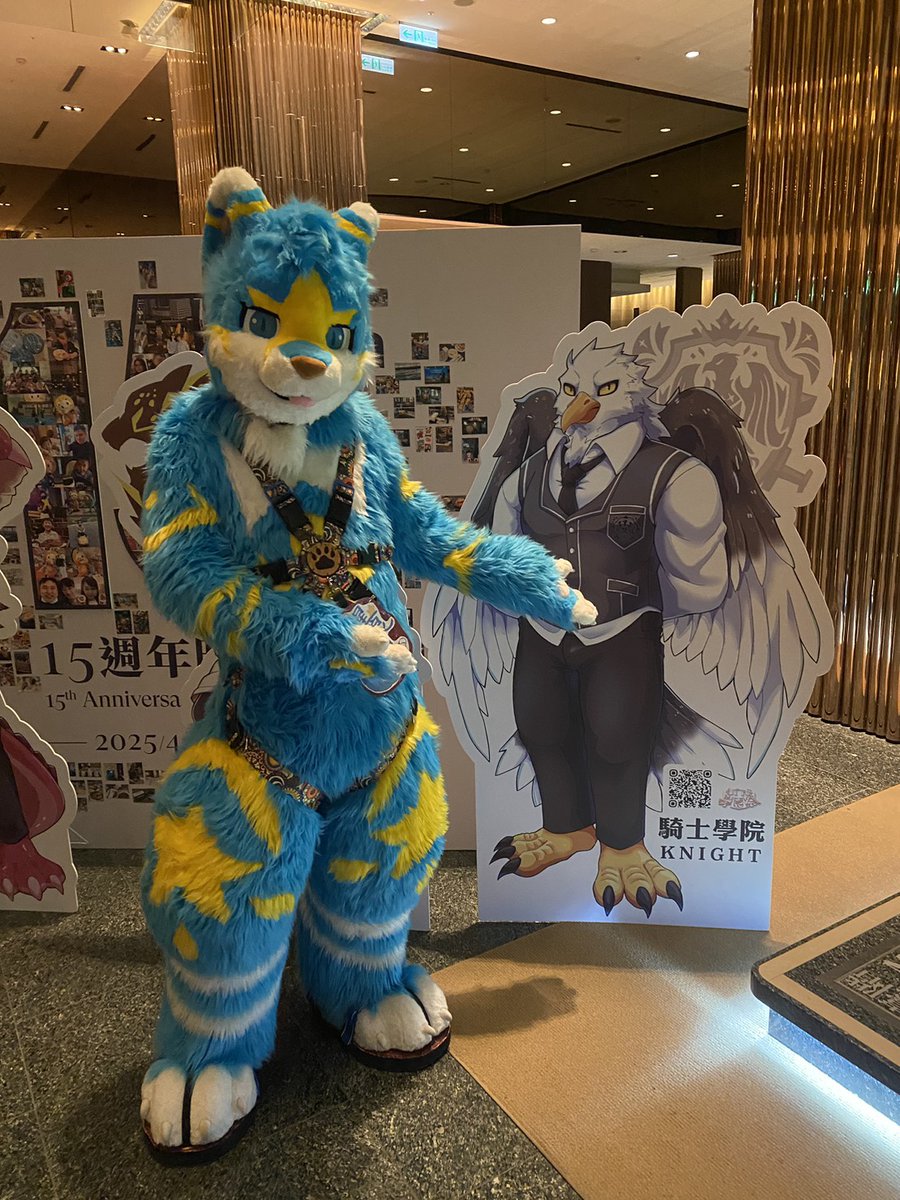 有幸參加第一屆UTFG
好多毛毛同伴

🪡：<a href="/KemoTianou/">天偶毛作⚠️commission close</a>
#FursuitFriday