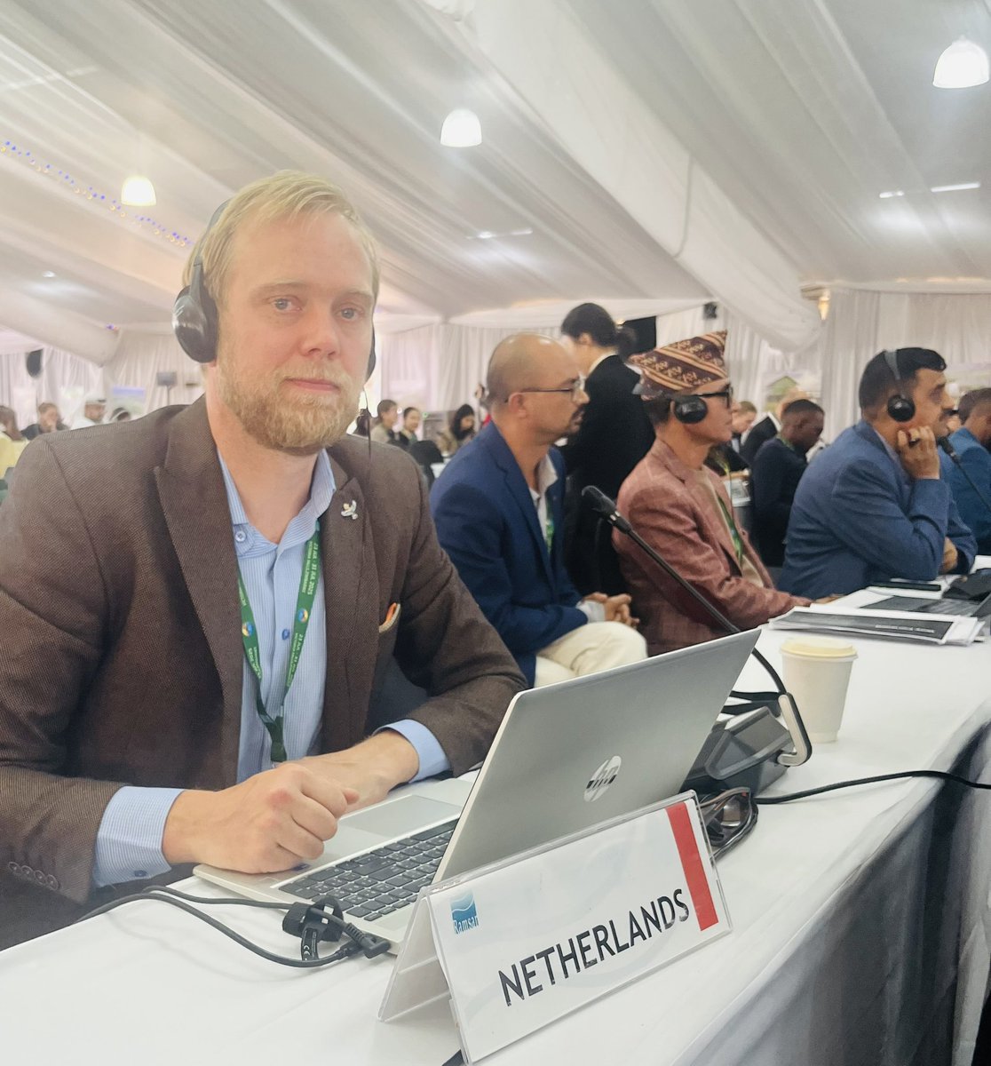 NLinZimbabwe's tweet image. Our climate policy officer, Harry Davies, is the NL 🇳🇱 delegate to Ramsar #COP15. On day 3 of the conference he says:
"It’s been fantastic connecting with wetland experts and advocates from every continent. The urgency of protecting and restoring wetlands worldwide has never…