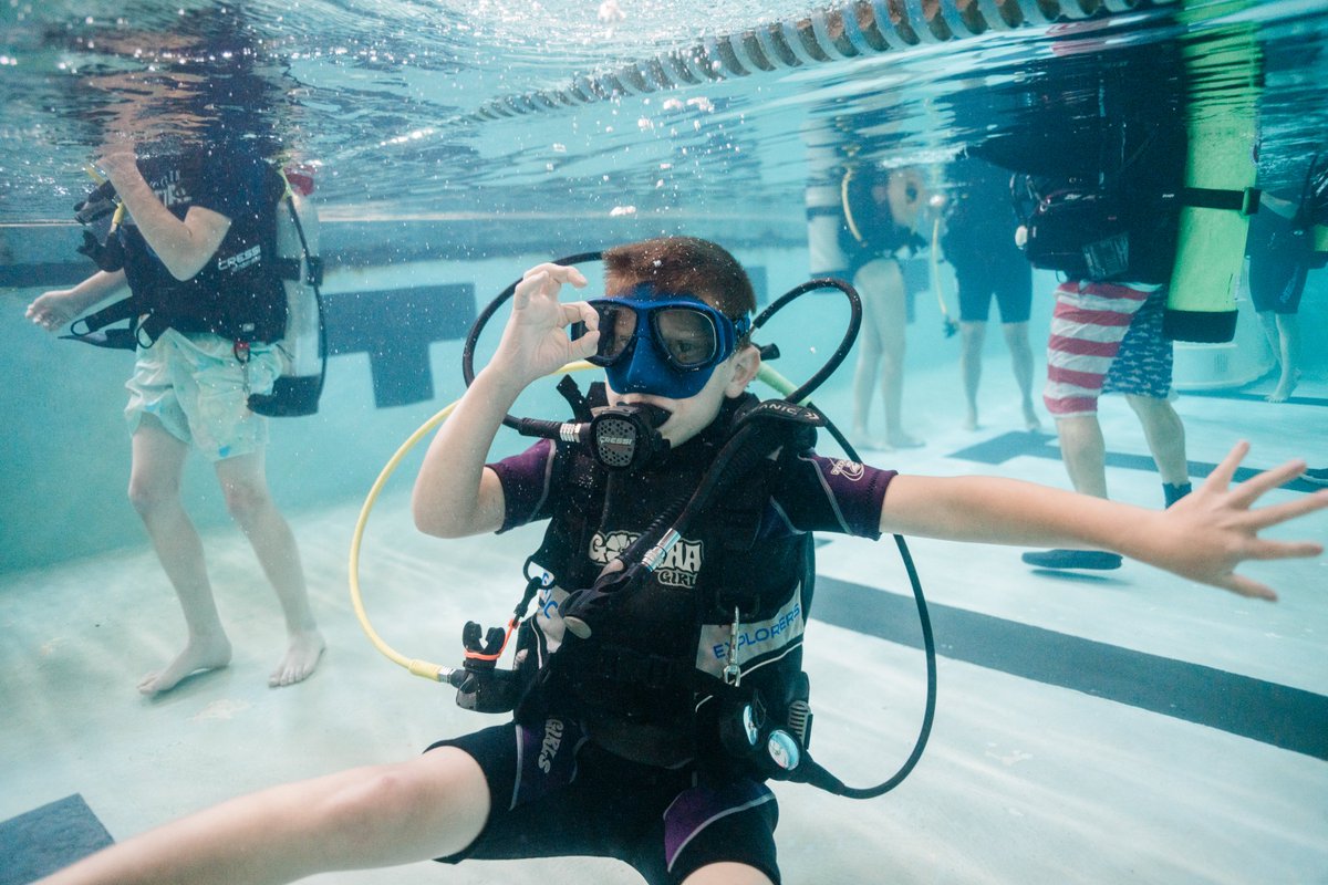 remakelearning's tweet image. Too hot outside? These kids dove into learning, literally. 🐠💦
Curious Minds Dive Foundation brings underwater exploration to life. A perfect reminder that learning doesn’t stop for summer, it just gets cooler.
#DiveIntoLearning #RemakeLearning #YouthSTEM
