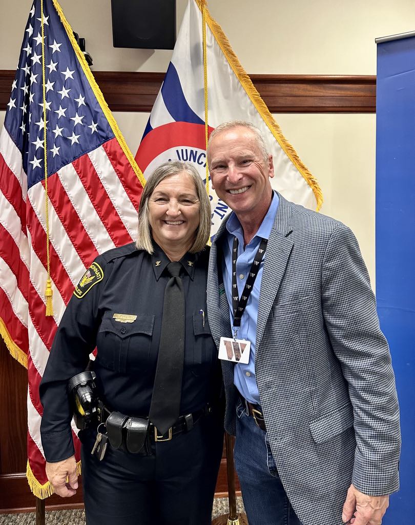 Huge thanks to <a href="/CincyPD/">Cincinnati Police Department</a> for their continued support in keeping our community safe! We’re proud to team up with them for the 5th year of Wyler FastLane on Sept 28. Special shoutout to Chief Theetge for your partnership &amp; leadership during #WylerFastLane ! <a href="/KevinFrye1/">Kevin Frye</a> <a href="/DavidWyler/">David Wyler</a>