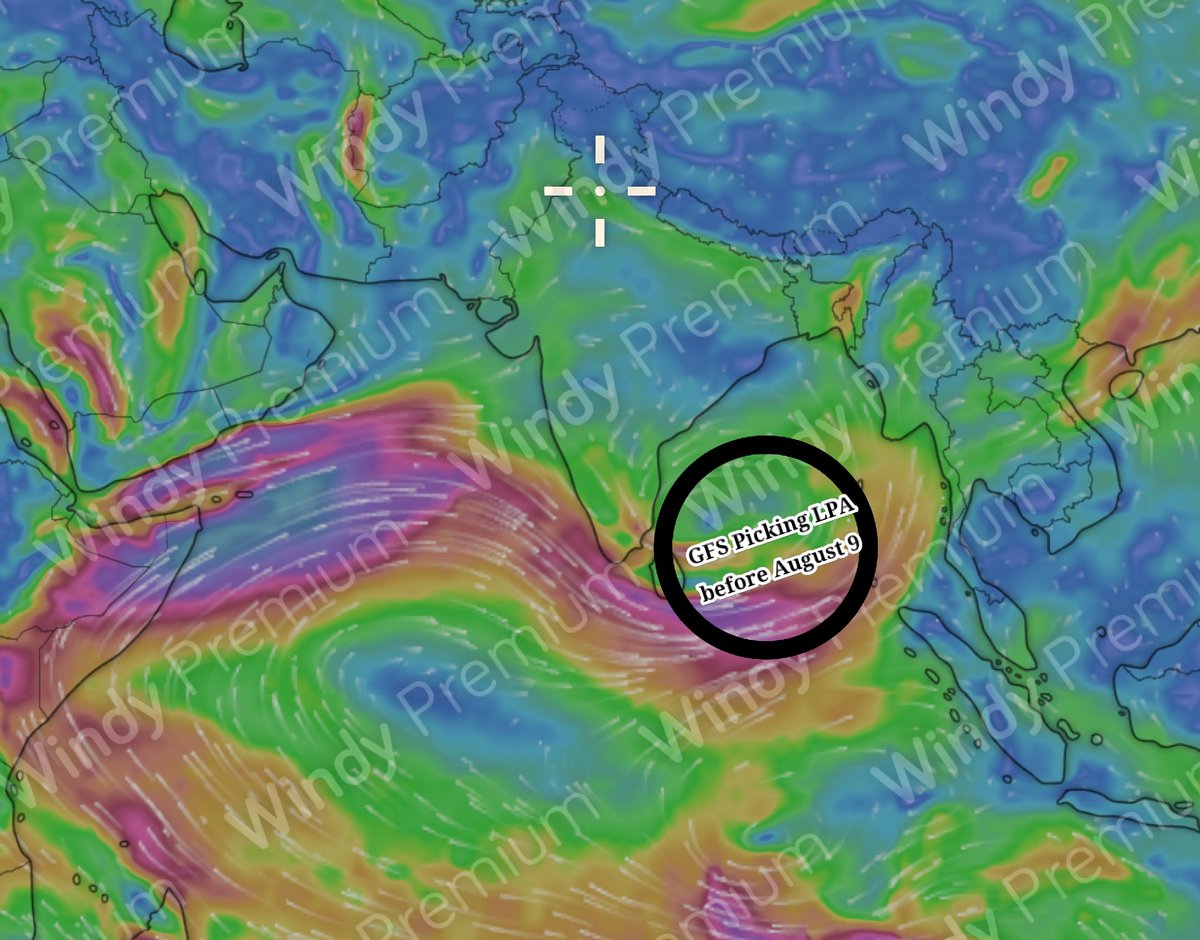 lovelyweather_'s tweet image. South West Monsoon 2025
🌀 MJO & LaNina ⚡
GFS Picking LPA over Bay Of Bengal Before August 10 but MJO Phase 2 TO 3 entering August 11-15 ( Check Pic 2) So LPA likely to form After August 12 only , GFS Picking so early.
Before August 12, Thunderstorms Possible over South…
