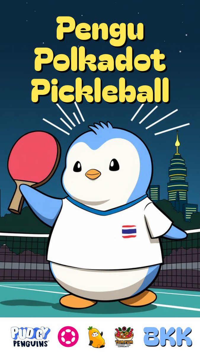 JESSiCA WiLD CHiLD ⚡️ (@jesscawildchild) on Twitter photo Back and buzzing from a magical week with <a href="/pudgymalaysia/">Pudgy Penguins Malaysia 🇲🇾</a> 🩵🇲🇾
See everyone tomorrow for our first <a href="/pudgypenguins/">Pudgy Penguins</a> & <a href="/Polkadot/">Polkadot</a> pickleball meetup! 🏓 Back and buzzing from a magical week with <a href="/pudgymalaysia/">Pudgy Penguins Malaysia 🇲🇾</a> 🩵🇲🇾
See everyone tomorrow for our first <a href="/pudgypenguins/">Pudgy Penguins</a> & <a href="/Polkadot/">Polkadot</a> pickleball meetup! 🏓