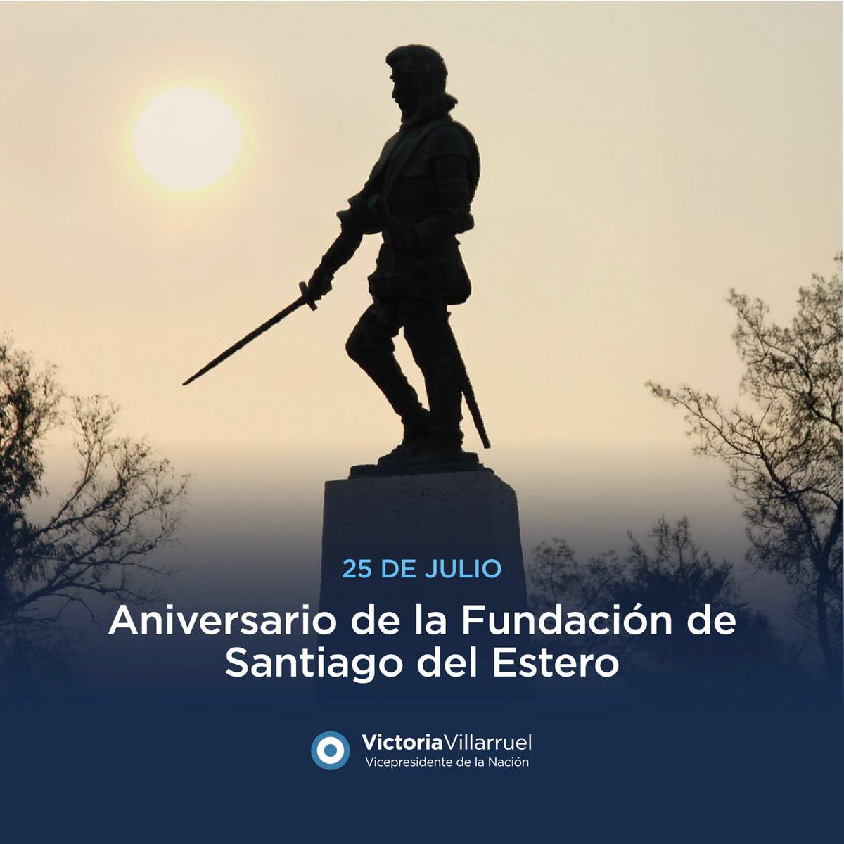 ¡Feliz aniversario, Santiago del Estero!

La ciudad madre de ciudades, cuna de historia, cultura y tradición.

Fundada en 1553, es la ciudad más antigua de la República Argentina, sigue siendo un faro de identidad y orgullo para todos los argentinos. 🇦🇷
